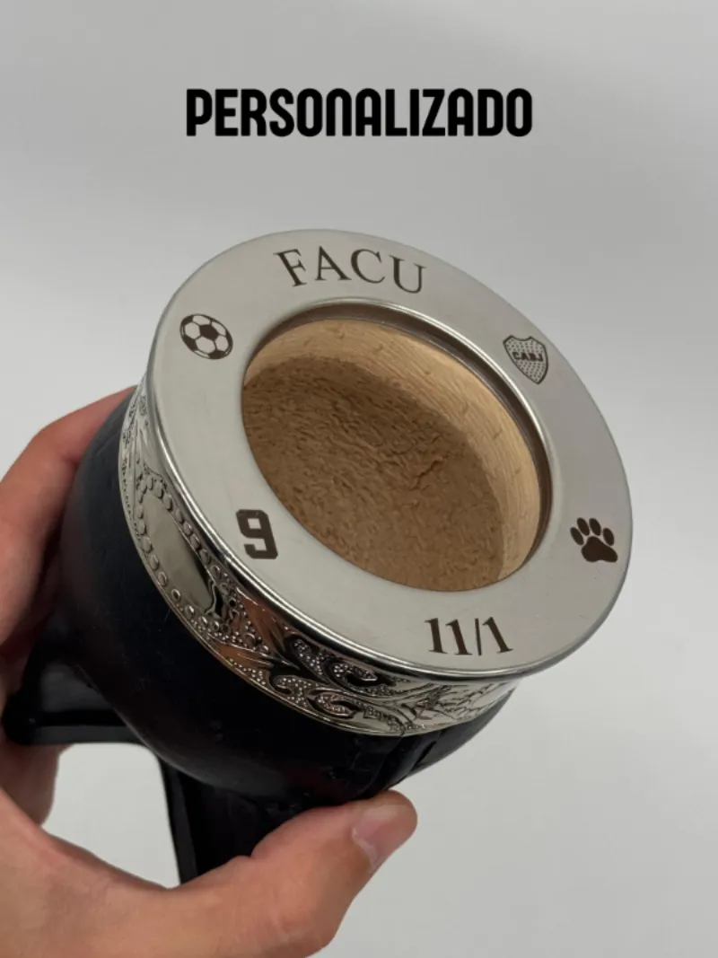 Mate con tu nombre grabado — ideal para regalar